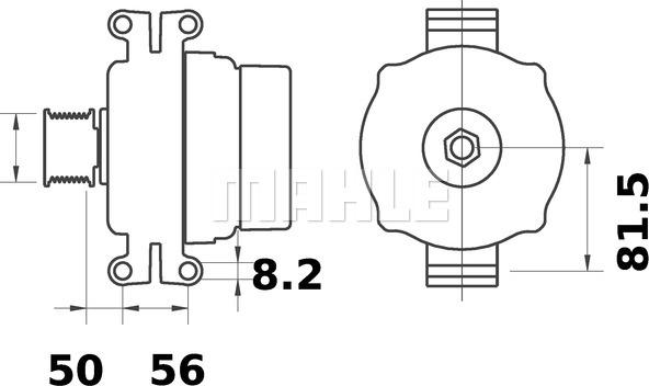 MAHLE MG 448 - Alternateur cwaw.fr