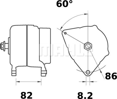 MAHLE MG 562 - Alternateur cwaw.fr