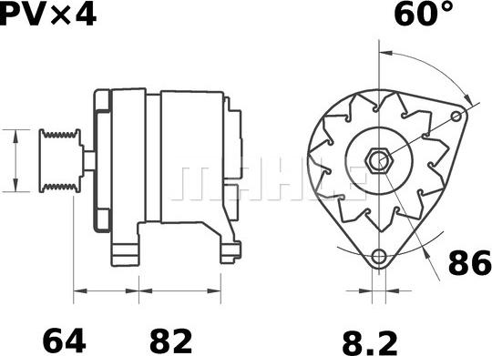 MAHLE MG 507 - Alternateur cwaw.fr