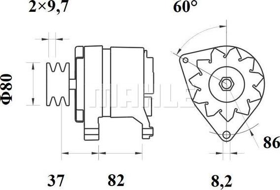 MAHLE MG 192 - Alternateur cwaw.fr