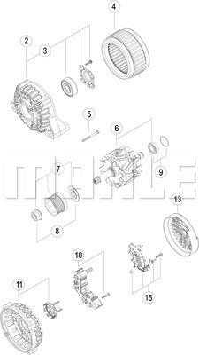 MAHLE MG 162 - Alternateur cwaw.fr