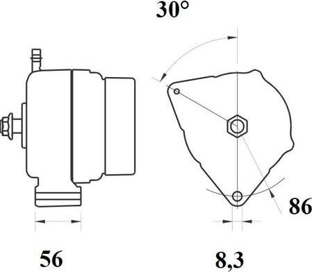 MAHLE MG 354 - Alternateur cwaw.fr