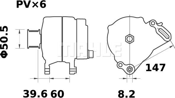 MAHLE MG 367 - Alternateur cwaw.fr