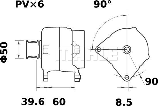 MAHLE MG 26 - Alternateur cwaw.fr