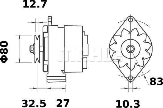 MAHLE MG 272 - Alternateur cwaw.fr