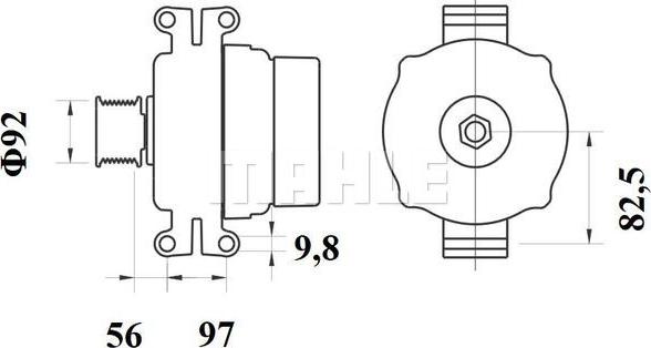 MAHLE MG 799 - Alternateur cwaw.fr