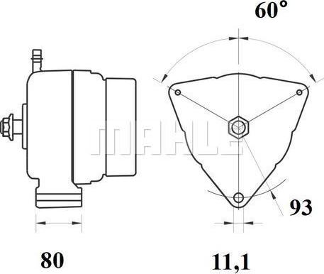 MAHLE MG 794 - Alternateur cwaw.fr