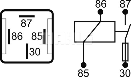 MAHLE MR 50 - Relais, courant de travail cwaw.fr