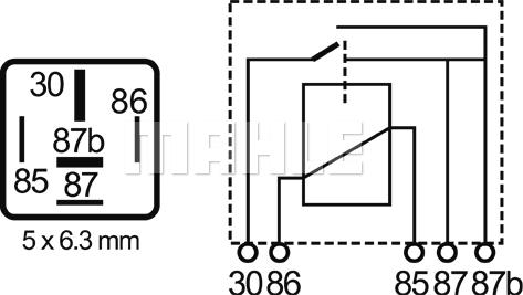MAHLE MR 11 - Relais, courant de travail cwaw.fr