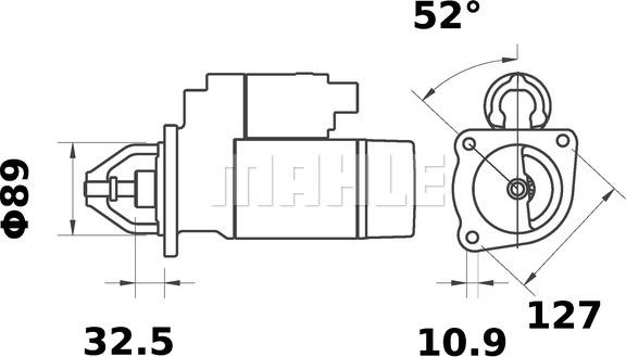 MAHLE MS 95 - Démarreur cwaw.fr