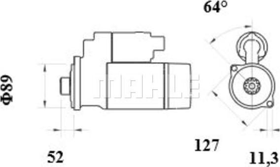 MAHLE MS 969 - Démarreur cwaw.fr