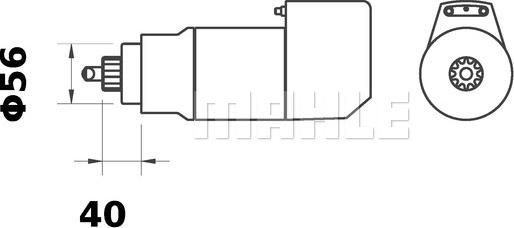 MAHLE MS 491 - Démarreur cwaw.fr