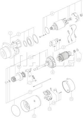 MAHLE MS 64 - Démarreur cwaw.fr