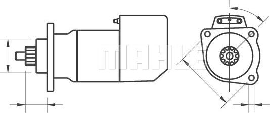 MAHLE MS 670 - Démarreur cwaw.fr