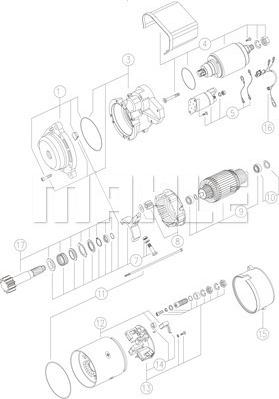 MAHLE MS 426 - Démarreur cwaw.fr