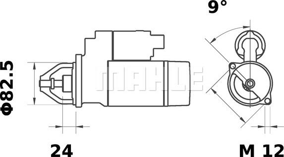 MAHLE MS 10 - Démarreur cwaw.fr