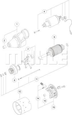 MAHLE MS 324 - Démarreur cwaw.fr