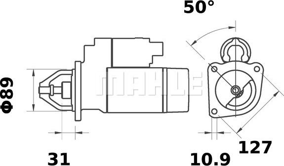 MAHLE MS 362 - Démarreur cwaw.fr