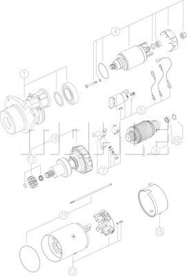 MAHLE MS 2 - Démarreur cwaw.fr