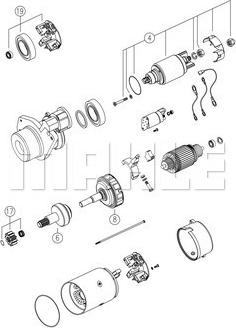 MAHLE MS 754 - Démarreur cwaw.fr