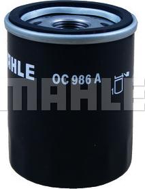 MAHLE OC 986 A - Filtre à huile cwaw.fr