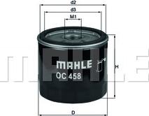 MAHLE OC 458 - Filtre à huile cwaw.fr