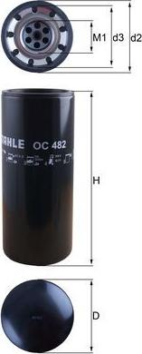 MAHLE OC 482 - --- cwaw.fr