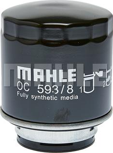 MAHLE OC 593/8 - Filtre à huile cwaw.fr