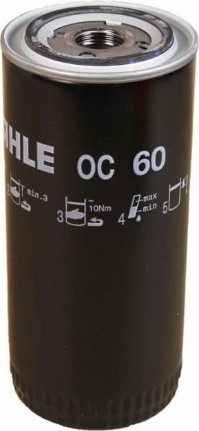 MAHLE OC 60 - Filtre à huile cwaw.fr