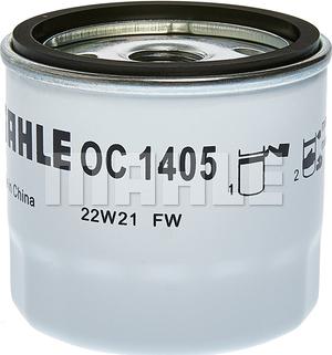 MAHLE OC 1405 - Filtre à huile cwaw.fr