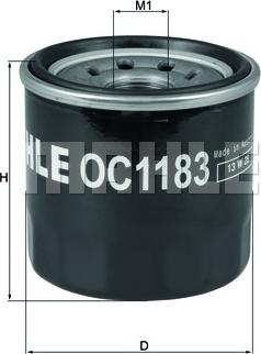 MAHLE OC 1183 - Filtre à huile cwaw.fr