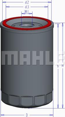 MAHLE OC 895 - Filtre à huile cwaw.fr