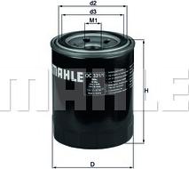 MAHLE OC 331/1 - Filtre à huile cwaw.fr