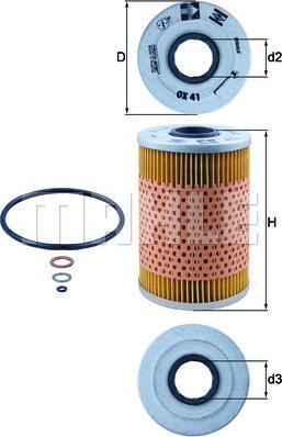 MAHLE OX 41D - Filtre à huile cwaw.fr