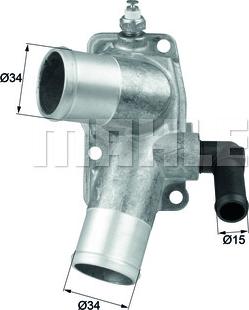 MAHLE TI 42 92D - Thermostat d'eau cwaw.fr