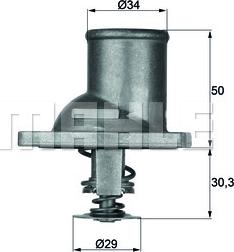 MAHLE TI 1 92 - Thermostat d'eau cwaw.fr