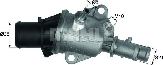 MAHLE TI11588 - Thermostat d'eau cwaw.fr