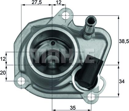 MAHLE TI 29 87 - Thermostat d'eau cwaw.fr