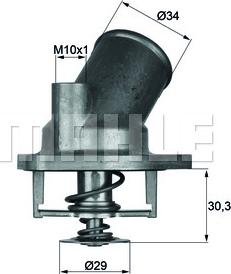 MAHLE TI 2 92 - Thermostat d'eau cwaw.fr