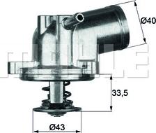 MAHLE TI 21 87 - Thermostat d'eau cwaw.fr