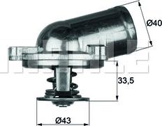 MAHLE TI 22 87 AP - Thermostat d'eau cwaw.fr