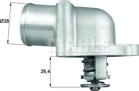 MAHLE TI7887D - Thermostat d'eau cwaw.fr