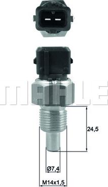 MAHLE TSE 16 - Sonde de température, liquide de refroidissement cwaw.fr