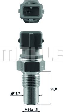 MAHLE TSE 20 - Sonde de température, liquide de refroidissement cwaw.fr