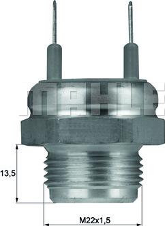 MAHLE TSW4D - Interrupteur de température, ventilateur de radiateur cwaw.fr