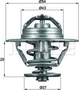 MAHLE TX 93 83D - Thermostat d'eau cwaw.fr