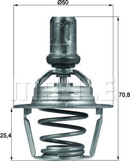 MAHLE TX 66 86D - Thermostat d'eau cwaw.fr