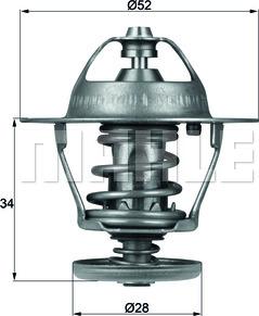 MAHLE TX 68 88D - Thermostat d'eau cwaw.fr