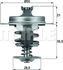 MAHLE TX 67 83 D - Thermostat d'eau cwaw.fr