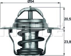 MAHLE TX 14 80D - Thermostat d'eau cwaw.fr